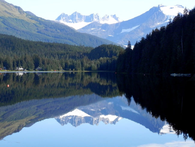 Auke Lake boating season usually begins with the first warm weather in May. For the second year, the CBJ Parks and Recreation will collect data on lake activities. (Photo by Alaskan Librarian/Flickr CC)