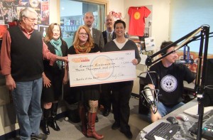 Big Check for Cancer Connection!