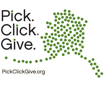 Pick. Click. Give