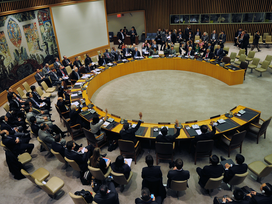 Image 163289064-0dfc17d764U.N. Security Council members vote to adopt sanctions against North Korea on Thursday. U.N. Security Council members vote to adopt sanctions against North Korea on Thursday. Emmanuel Dunand/AFP/Getty Images