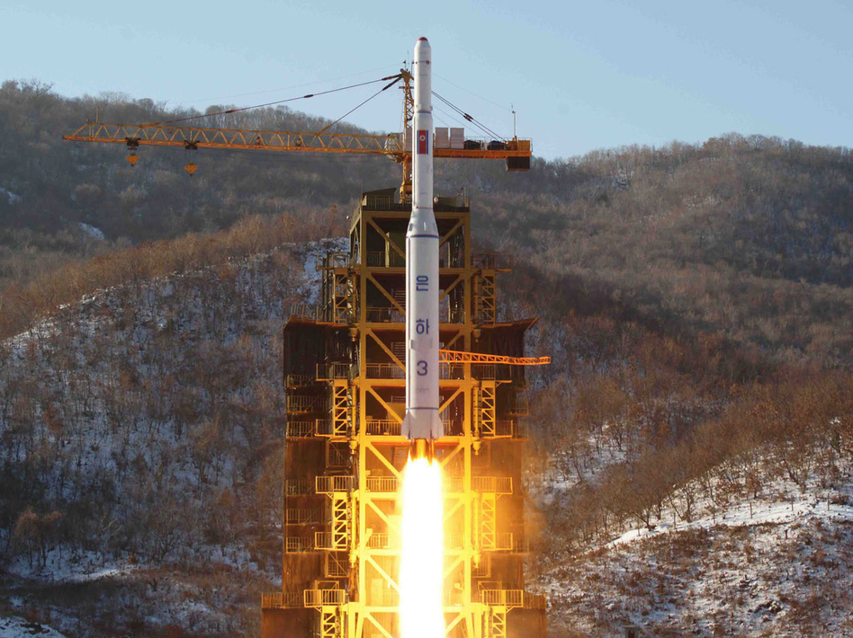 The launch of North Korea's Unha-3 rocket in December in a photo released by the official Korean Central News Agency (KCNA). AFP/Getty Images The launch of North Korea's Unha-3 rocket in December in a photo released by the official Korean Central News Agency (KCNA). AFP/Getty Images