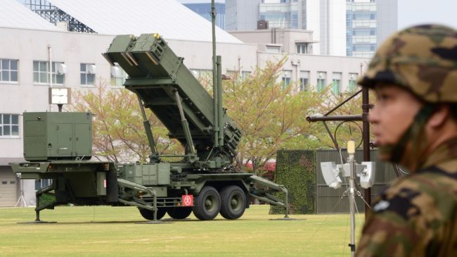Japan is on full alert ahead of an expected mid-range missile launch by North Korea, its defense minister said as the U.N. warned of a potentially 'uncontrollable' situation. A Japanese soldier walks past a missile launcher deployed in Tokyo. Toru Yamanaka/AFP/Getty Images Japan is on full alert ahead of an expected mid-range missile launch by North Korea, its defense minister said as the U.N. warned of a potentially 'uncontrollable' situation. A Japanese soldier walks past a missile launcher deployed in Tokyo. Toru Yamanaka/AFP/Getty Images