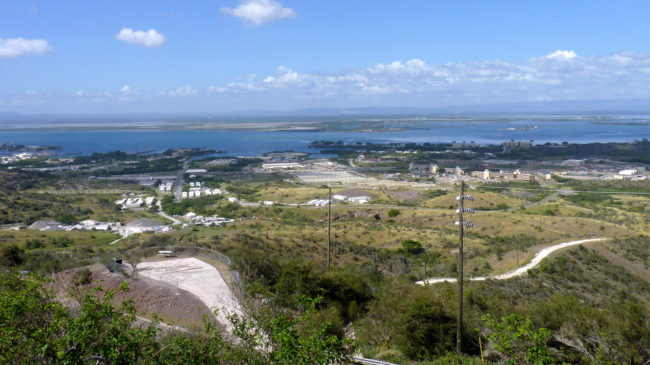 A view of the the U.S. Naval Station base in Guantanamo Bay Cuba. Guards and prisoners fought Saturday, as inmates were moved into individual cells instead of communal housing. Suzette Laboy/AP A view of the the U.S. Naval Station base in Guantanamo Bay Cuba. Guards and prisoners fought Saturday, as inmates were moved into individual cells instead of communal housing. Suzette Laboy/AP