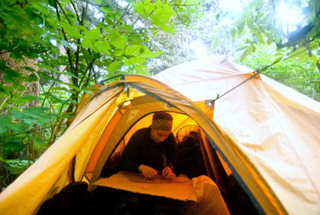 y day, Will returns to camp to record data. The number crunching happens at UAF in the fall. (SCS photo/Matt Dolkas.) y day, Will returns to camp to record data. The number crunching happens at UAF in the fall. (SCS photo/Matt Dolkas.)
