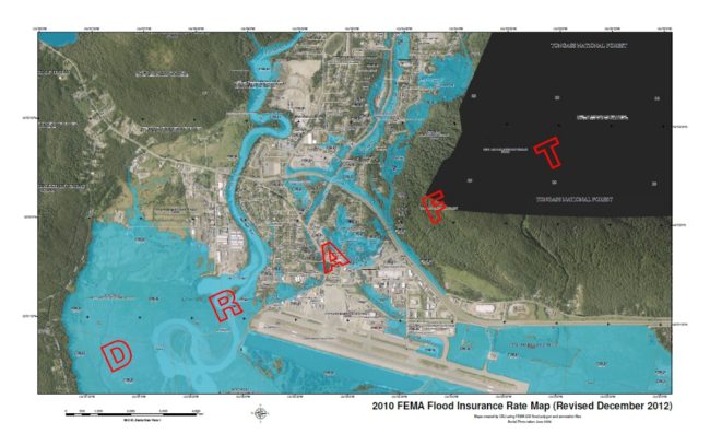 FEMA Mendenhall Valley flood map revised Dec2012 FEMA Mendenhall Valley Flood Map revised December 2012
