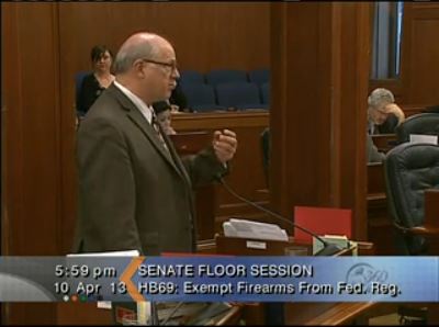 Sen. John Coghill speaks on the bill during the Senate Floor session. Sen. John Coghill speaks on the bill during the Senate Floor session.