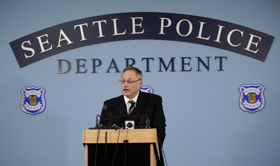 Seattle Police Chief John Diaz in 2009. Ted S. Warren/AP Seattle Police Chief John Diaz in 2009. Ted S. Warren/AP