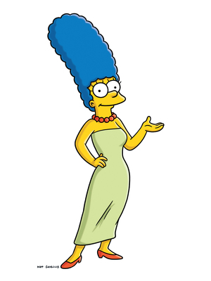 The inspiration for Marge Simpson, from the animated series The Simpsons, died April 22. Margaret Groening, the mother of Simpsons' creator Matt Groening, was 94. AP The inspiration for Marge Simpson, from the animated series The Simpsons, died April 22. Margaret Groening, the mother of Simpsons' creator Matt Groening, was 94. AP