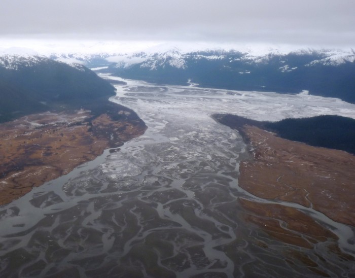 1-19-13 Stikine River Delta from the air 4