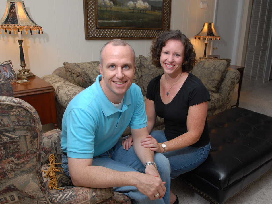 Alan Chambers, president of Exodus International, with his wife, Leslie, in a May 2006 photo. Phelan M. Ebenhack/AP Alan Chambers, president of Exodus International, with his wife, Leslie, in a May 2006 photo. Phelan M. Ebenhack/AP