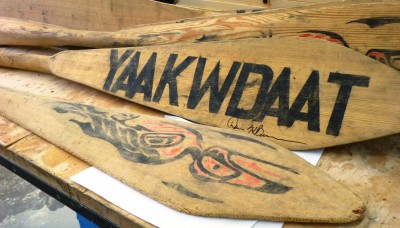 5-31-13 Yakutat cedar canoe paddles