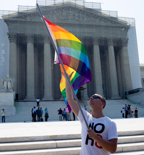 DOMA For the last few days, people have gathered outside the Court in anticipation of the rulings.