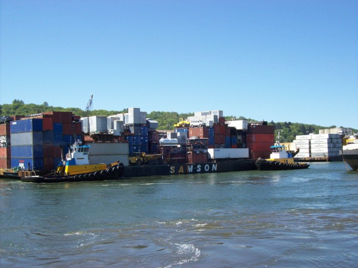 Samson barge in Seattle