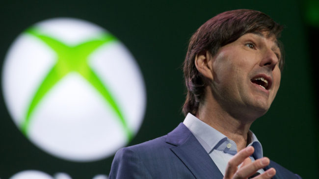 Don Mattrick, president of Interactive Entertainment Business at Microsoft, greets the crowd at the Xbox One reveal event in Redmond, Wash., last month. Don Mattrick, president of Interactive Entertainment Business at Microsoft, greets the crowd at the Xbox One reveal event in Redmond, Wash., last month.