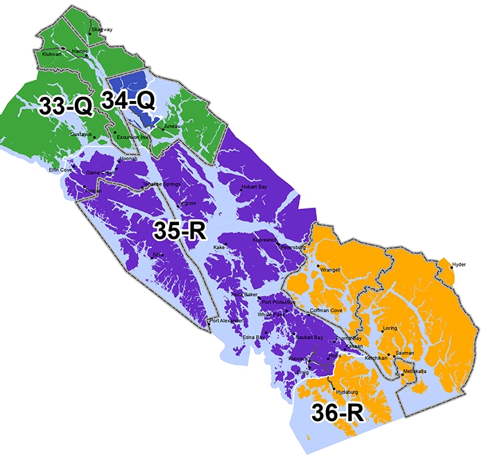 The Southeast portion of the latest redistricting map, which shuffles the region's election boundaries.