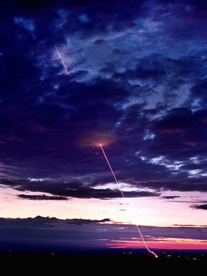 A photo provided by Lockheed Martin shows a test of its THAAD missile interceptor system. The Pentagon has awarded a contract worth more than $3.9 billion for the system. Lockheed Martin A photo provided by Lockheed Martin shows a test of its THAAD missile interceptor system. The Pentagon has awarded a contract worth more than $3.9 billion for the system. Lockheed Martin