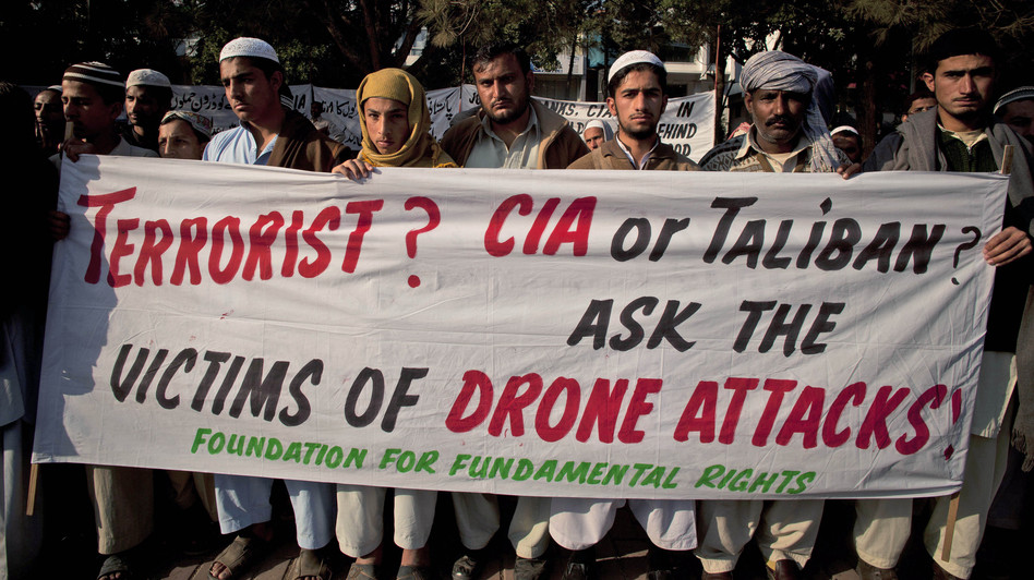 Pakistani tribal villagers hold a rally in the capital, Islamabad, in 2010 to condemn U.S. drone attacks on their villages. B.K. Bangash/Associated Press Pakistani tribal villagers hold a rally in the capital, Islamabad, in 2010 to condemn U.S. drone attacks on their villages. B.K. Bangash/Associated Press