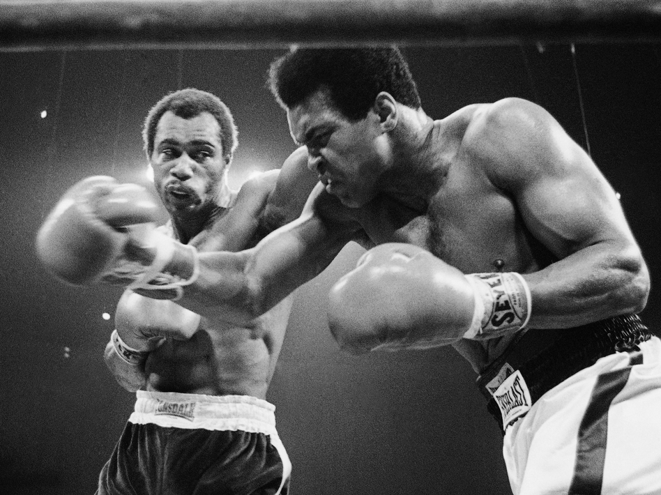 Muhammad Ali, right, winces as Ken Norton hits him with a left to the head in their scheduled 12-round re-match, Sept. 10, 1973 at the Forum in Inglewood, California. AP Muhammad Ali, right, winces as Ken Norton hits him with a left to the head in their scheduled 12-round re-match, Sept. 10, 1973 at the Forum in Inglewood, California. AP
