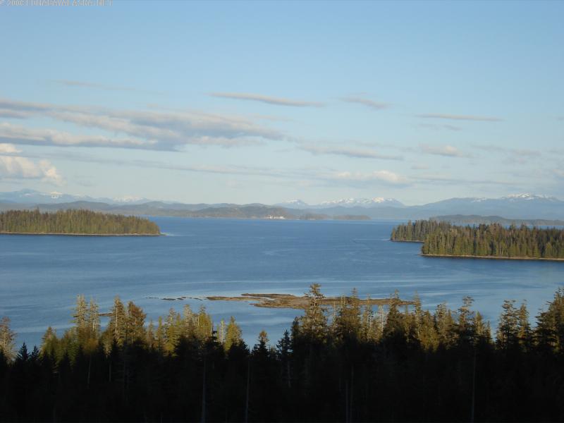 Edna_Bay A view of Edna Bay from the top of a mountain looking out to Sea Otter Sound. (Image courtesy Edna Bay website)