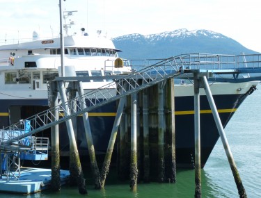 6-19-13 LeConte docked at Auke Bay close up