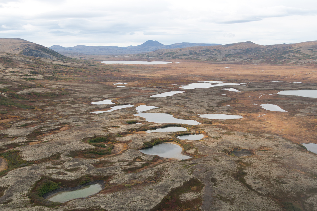 The proposed Pebble Mine site looking northwest. (Photo by Jason Sear)
