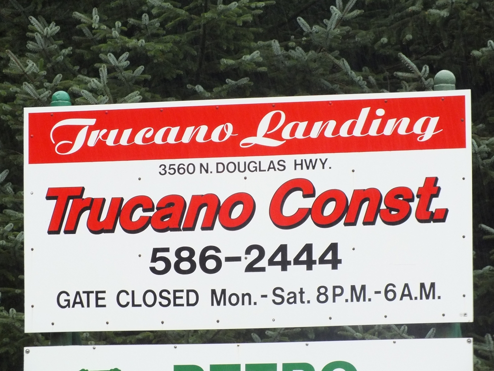 Trucano Landing sign Trucano Landing sign