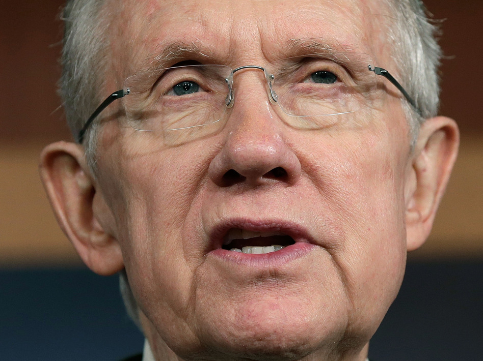 Senate Majority Leader Harry Reid of Nevada speaks at a news conference last week on the government shutdown. Win McNamee/Getty Images Senate Majority Leader Harry Reid of Nevada speaks at a news conference last week on the government shutdown. Win McNamee/Getty Images