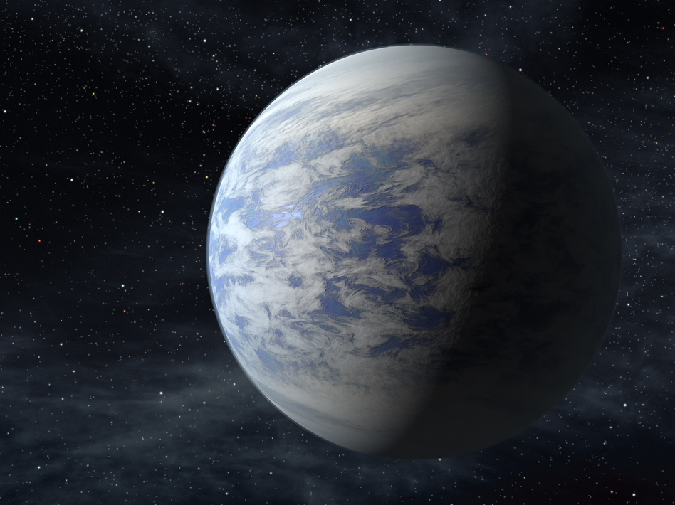 An artist's rendition of Kepler-69c, a super-Earth-size planet in the habitable zone of a star like our sun, located about 2,700 light-years from Earth in the constellation Cygnus. AP An artist's rendition of Kepler-69c, a super-Earth-size planet in the habitable zone of a star like our sun, located about 2,700 light-years from Earth in the constellation Cygnus. AP