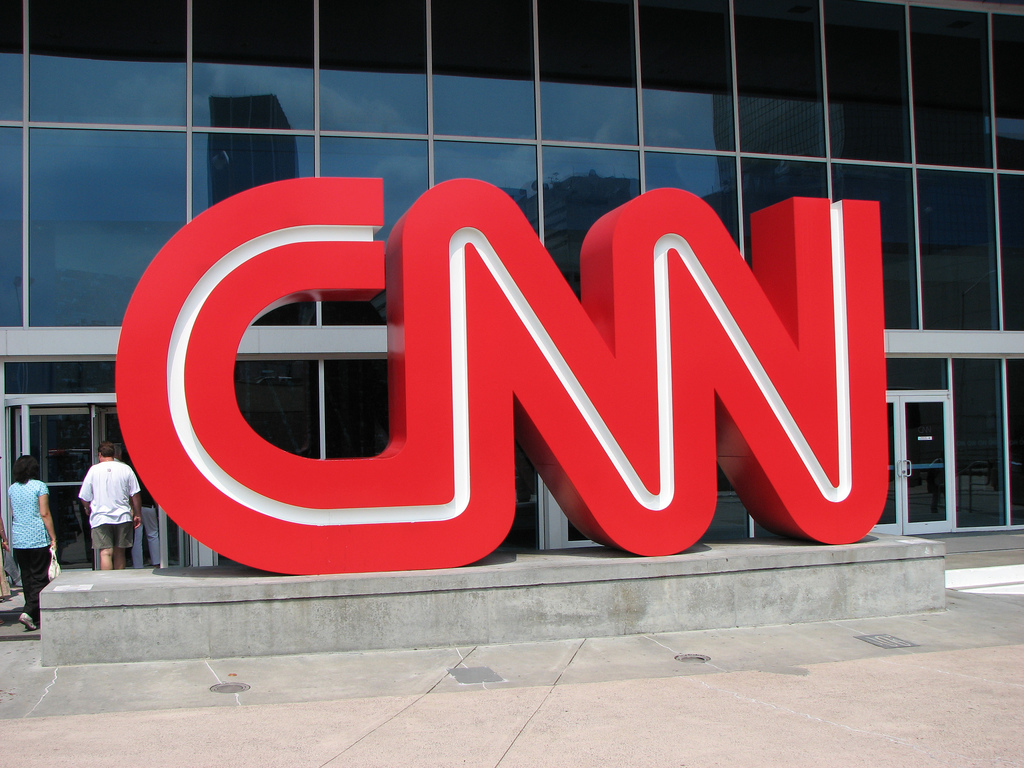 CNN Center sign in Atlanta