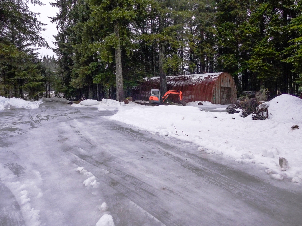 The Juneau Assembly on Monday will consider a draft decision allowing this 2 acre parcel in a residential neighborhood on Atlin Drive to be developed for commercial uses. (Photo by Rosemarie Alexander/KTOO)