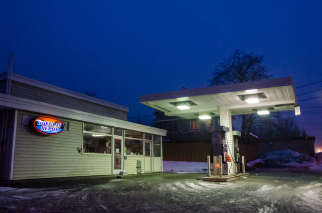 Douglas locals will have to go elsewhere for morning coffee now that the convenience store at Douglas Depot is shut down. (Photo by Heather Bryant/KTOO)