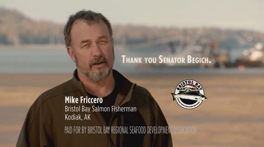 Begich thank you ad