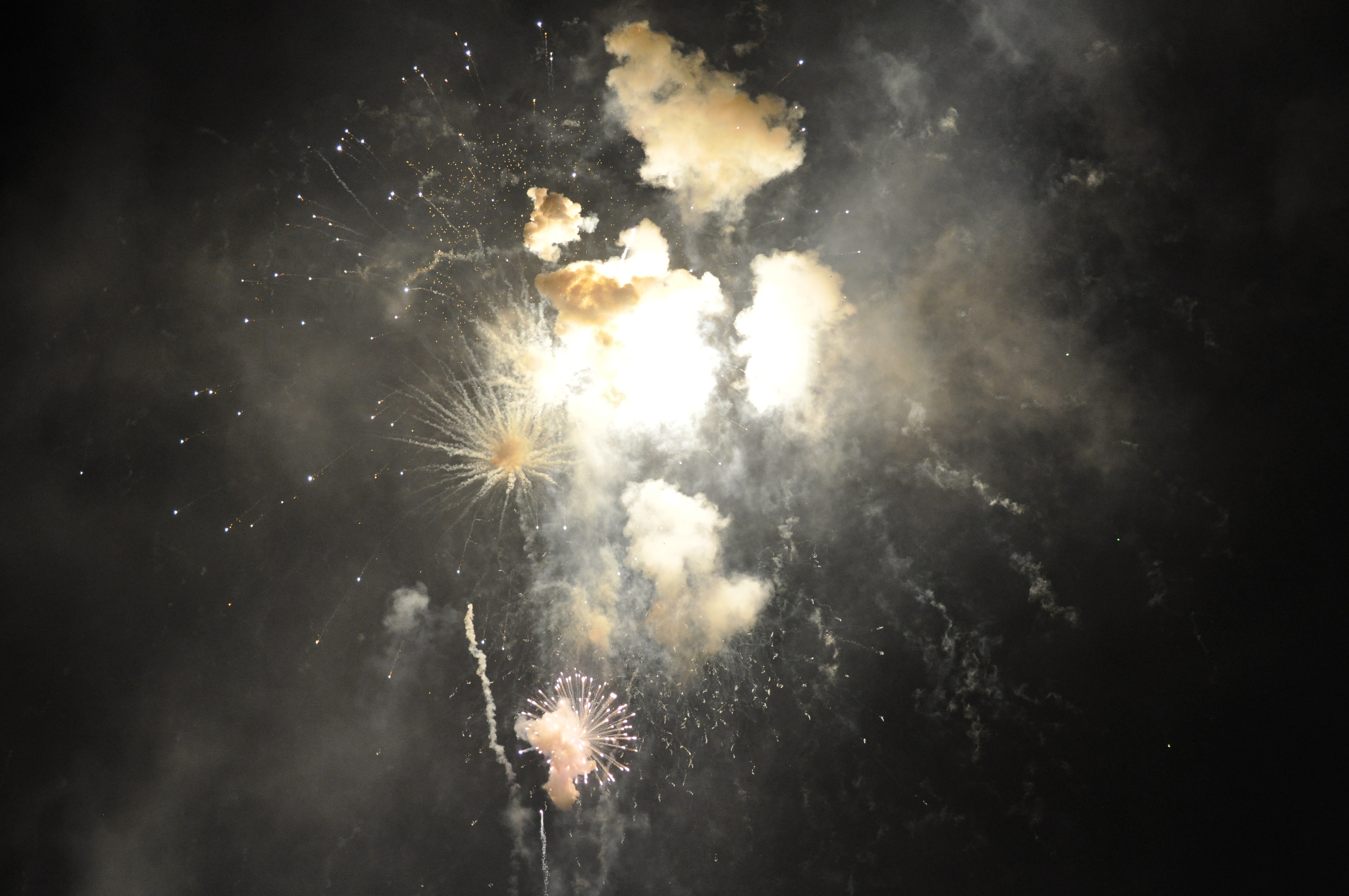 These fireworks at Eaglecrest Ski Area commemorated the 2010 Winter Olympics in Vancouver, B.C. Photo by Rosemarie Alexander/KTOO