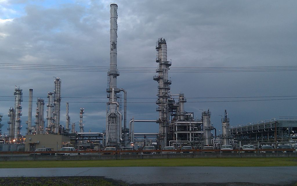 The Flint Hills refinery in North Pole, AK is one of the areas largest employers. (Wikimedia Commons photo)