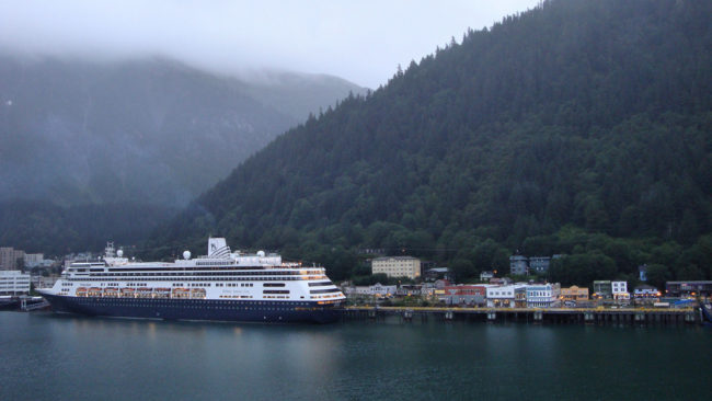 Holland America's Volendam in Juneau. (Photo by Thom Watson/Flickr Creative Commons) https://www.flickr.com/photos/thomwatson/3046426811#