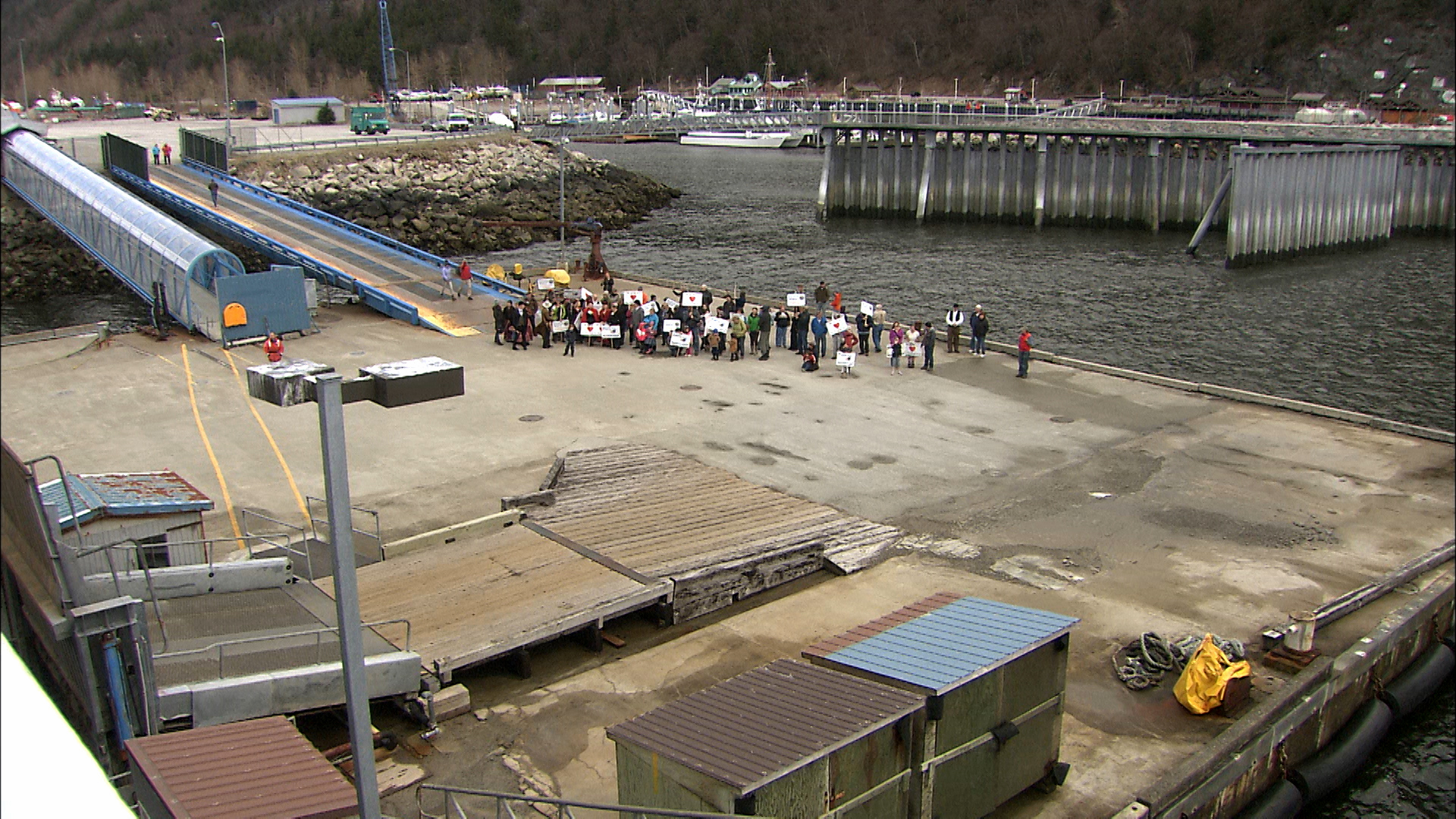Skagway dock 5/5/13 from ship