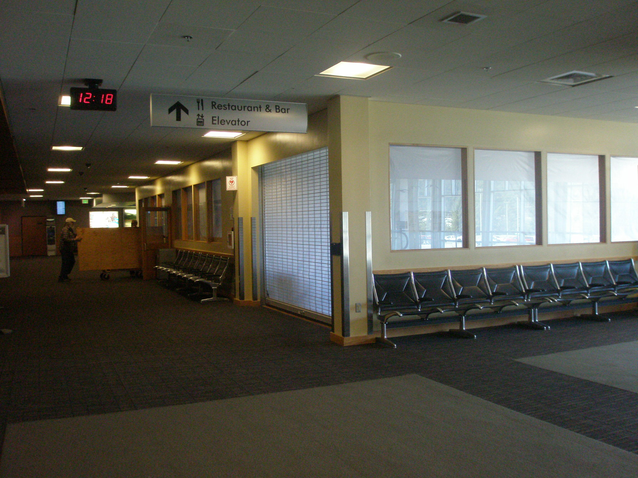 The Juneau airport lounge is closed for May and will reopen in June. (Photo courtesy of Juneau International Airport)