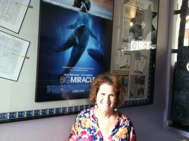 Carolyn Robinson, owner of the Anchorage production company Sprocketheads, has worked in some form on most major production in Alaska (Photo by Joaquin Palomino)