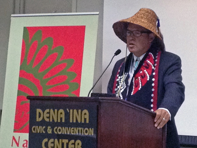 NCAI president Brian Cladoosby. (Photo by Lori Townsend, APRN – Anchorage)