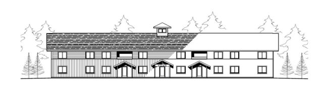 AWARE board member Robin Gilcrist designed the transitional housing building. (Courtesy of AWARE)