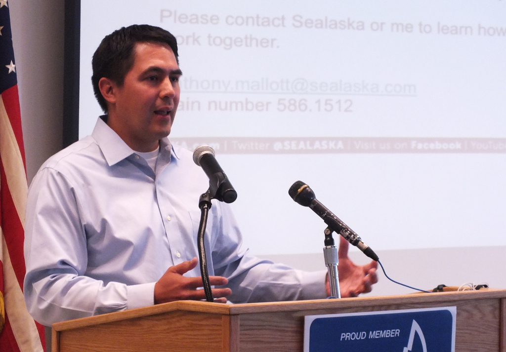 Anthony Mallott took over as CEO of Sealaska Corp. in June. (Photo by Casey Kelly/KTOO)