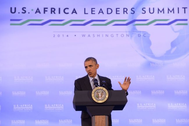 At a news conference Wednesday, President Obama spoke mostly about foreign policy but also answered questions about his actions in the U.S. Jewel Samad/AFP/Getty Images