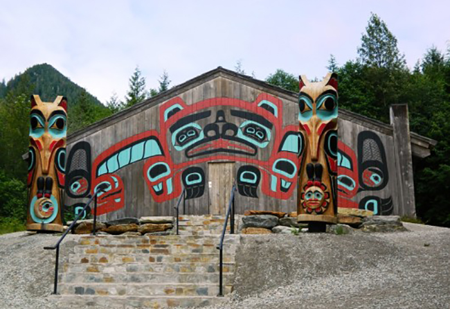 The Saxman Clan House. (Photo courtesy KRBD)