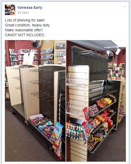 Blockbuster manager Vanessa Early has been posting inventory on the Facebook page Juneau Buy Sell Trade. The in-store sale at the Valley branch starts Friday.