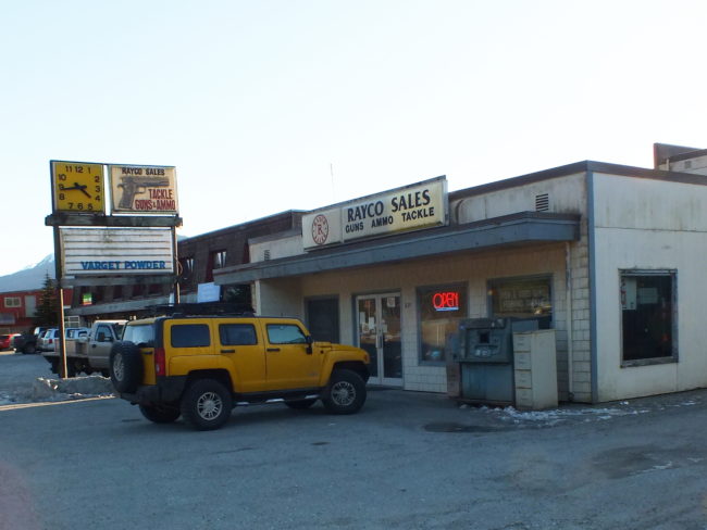 Rayco Sales operates on Old Dairy Road across Egan Drive from where Jason Coday shot and killed Simone Kim in August 2006. (Photo by Matt Miller/KTOO)