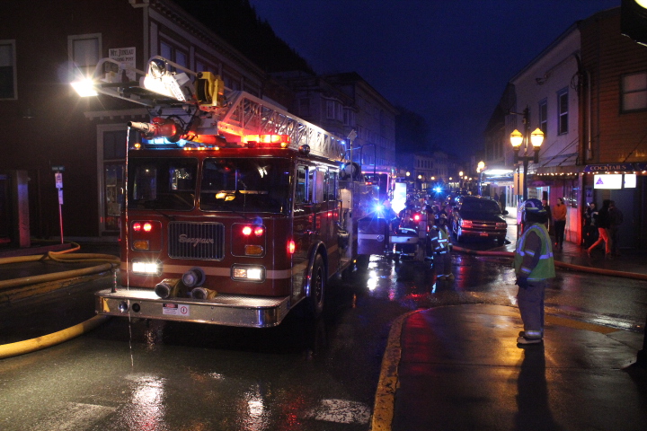 Electrical fire in downtown home extinguished