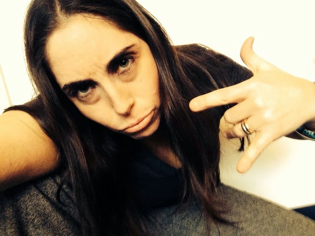 Libby Bakalar, aka "One Hot Mess," striking her rap pose. Photo courtesy of Libby Bakalar