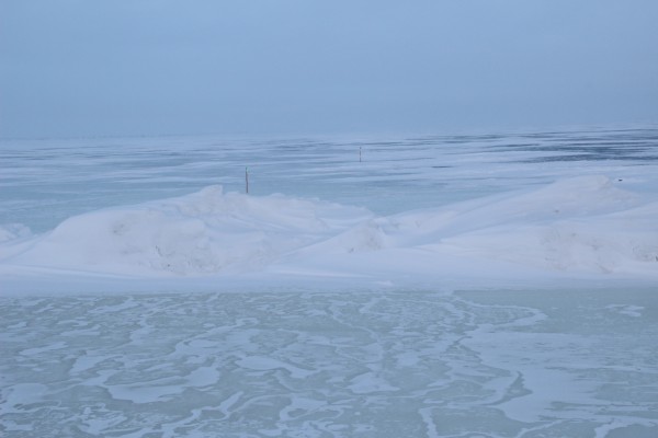 Kuparul-Alpine ice road on the North Slope