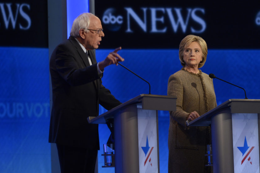 BERNIE SANDERS, HILLARY CLINTON