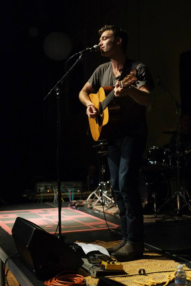 Dan Kirkwood performing at the Juneau Arts and Culture Center during the Summer Shakedown during 2015 (photo by Annie Bartholomew/KTOO.)